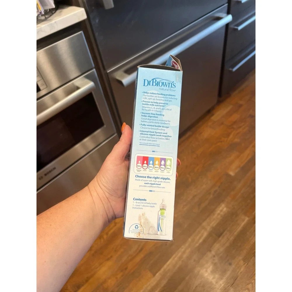 Dr. Brown's Natural Flow Options+ Anti-colic Narrow Baby Bottle new‎